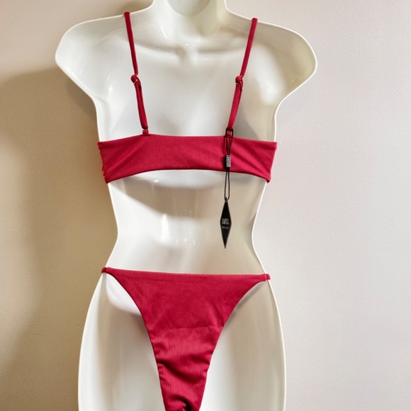 Ribbed 2 pc Bikini Set NWT - Picture 3 of 4